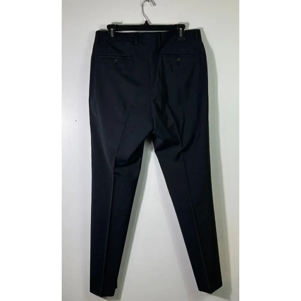 Mens Lauren Ralph Lauren Green Label Wool Blend Dress Pants Black 32 x 32‎ #2